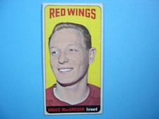 1964/65 TOPPS TALLBOY NHL HOCKEY CARD #76 BRUCE MACGREGOR VG/EX NICE 64/65 TOPPS