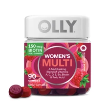 Olly The Perfect Women's Multi Vitamin Gummies, Blissful Berry - 90 Count