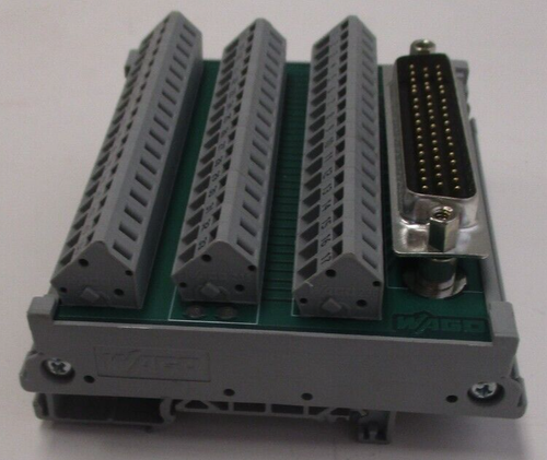 WAGO P/N: 50036746 50 PIN D SUB TERMINAL BLOCK INTERFACE MODULE MALE PCB-148 - Picture 4 of 6