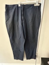 Men's Navy Cintas Work Uniform Pants Size 43x31