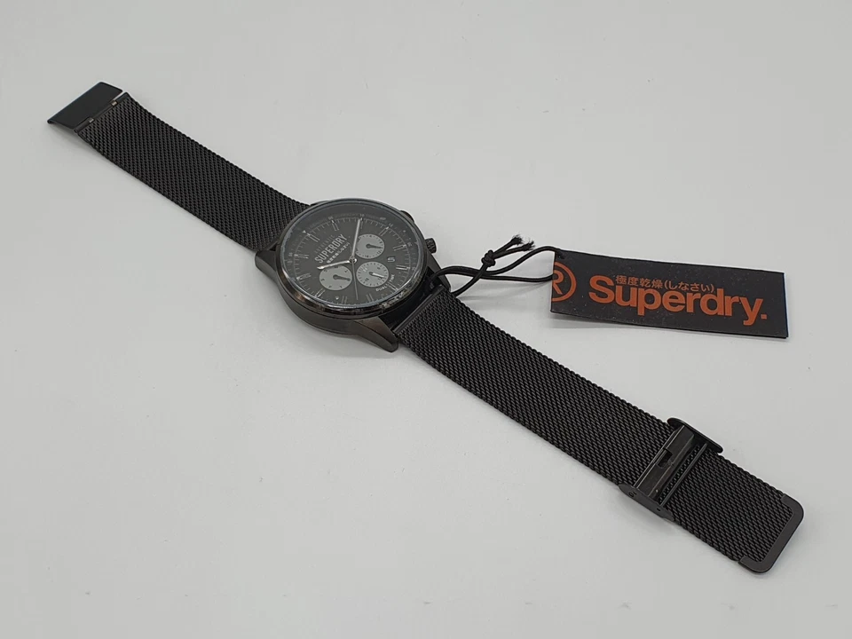 Superdry Reloj Hombre Regent Dual Time Día/Fecha SYG256BBM Foto 3 de 4