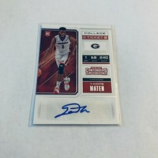 F79040  2018-19 Panini Contenders Draft Picks #102 Yante Maten AUTO RC