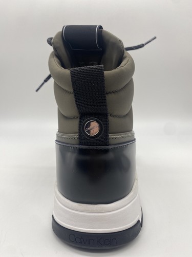 NEW Calvin Klein Cillian Smooth Calf Box Leat Boot SZ 11.5 In Camouflage/Black Z - Picture 6 of 8