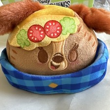 2024 Disney Parks Munchlings Playful Picnic Plush LADY Chicken Pesto Calzone NEW