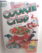 Christmas Cookie Crisp Vintage Cereal Box 2"x3" Fridge or Locker MAGNET Retro