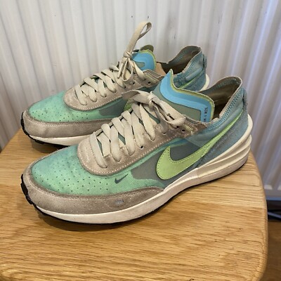 Nike 2021 Wmns Waffle One 'Bleached Aqua Lime Glow' Gr. UK 6,5