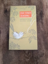 THE FOUR SEASONS Japanese Haiku 1958 HCDJ Peter Pauper Press Vintage