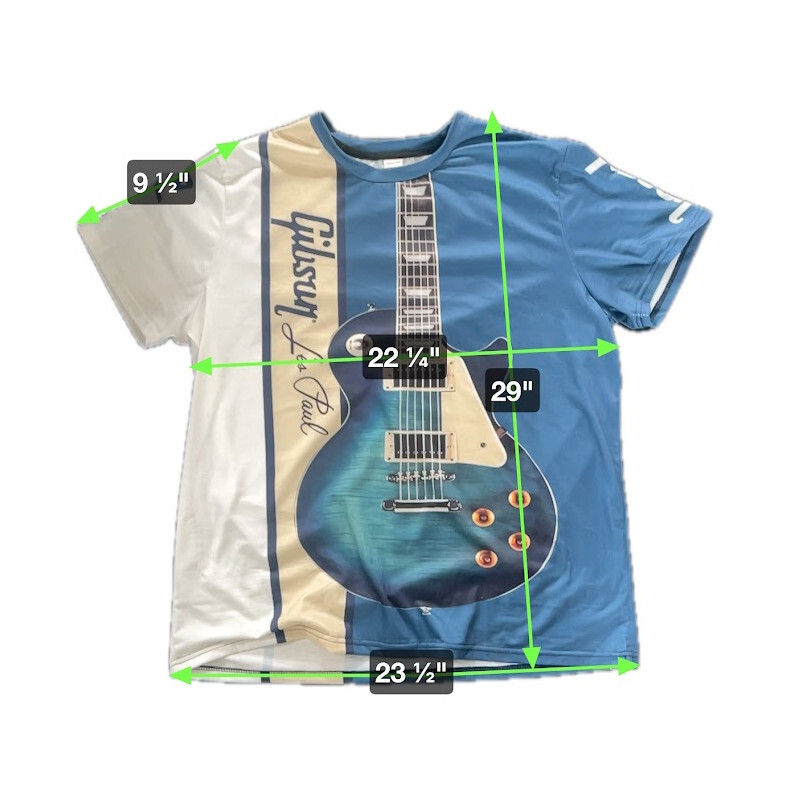 Gibson Les Paul Tシャツ XL Gibson Accessories Les Paul Tee - Dark Olive, X-Large