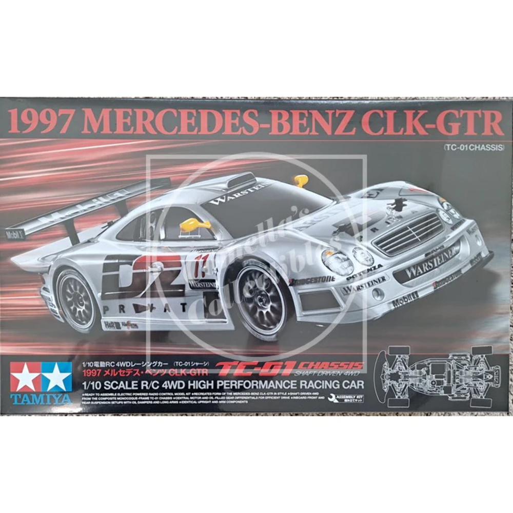 Mercedes CLK-GTR 1/14スケール RCカー Mercedes CLK-GTR 1/14 Newcon Headlight/Tailight &Turbo Speed