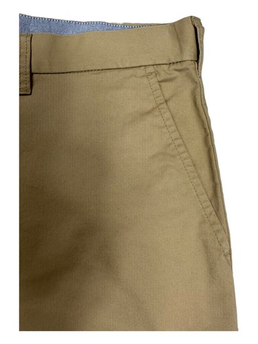 Pantalones Cortos Tommy Hilfiger Para Hombre Talla 40 Ajuste Regular 9" Entrepierna TH Flex Chino Caqui - Imagen 11 de 19