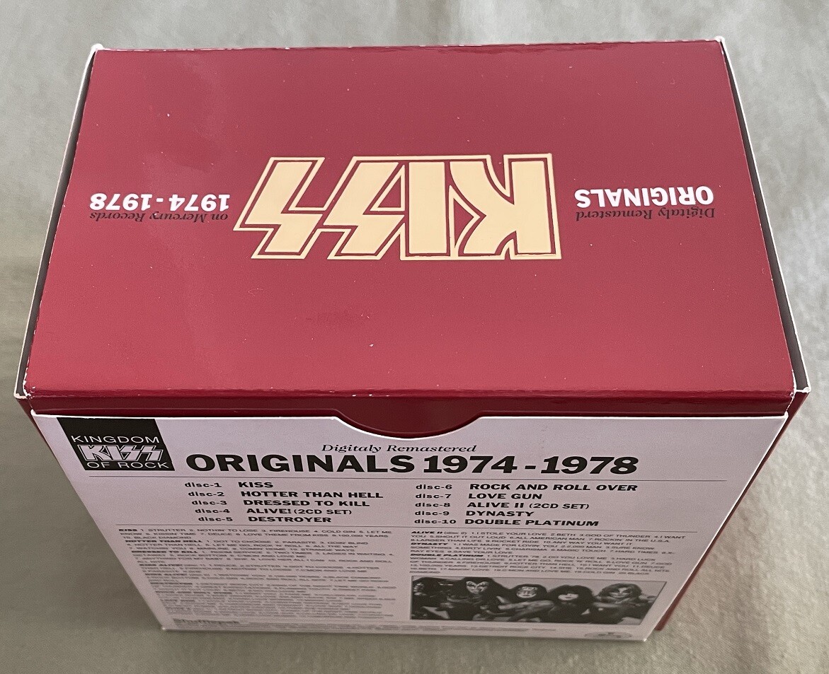 KISS Japan PROMO BOX original SHUFFLEPAK Gene Simmons NO KISS Japan PROMO BOX original SHUFFLEPAK Gene Simmons NO