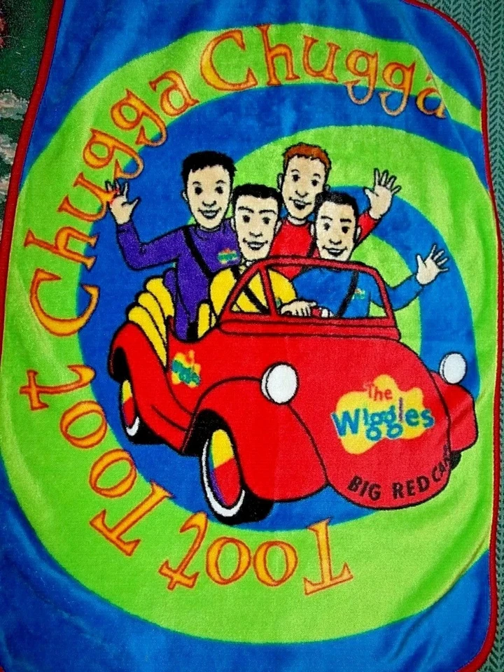 8C!¡GUAU! LN THE WIGGLES Big Red coche Boa Minky Boa felpa cuna bebé manta amorosa Foto 3 de 3