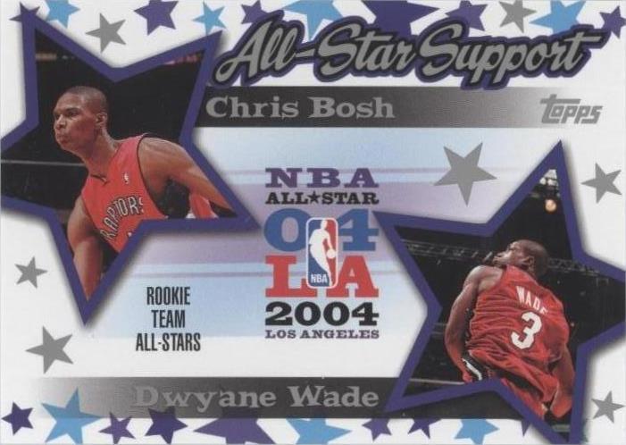 2004-05 Topps - Chris Bosh/Dwyane Wade #AS-BW - 1 of 2