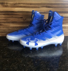 red white blue under armour cleats