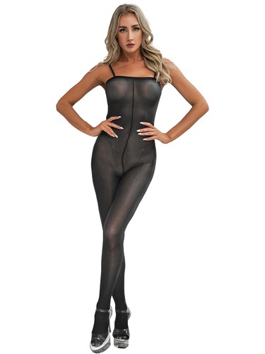Para mujer Body de malla transparente Traje delgado Ver a través de entrepierna abierta Mono - Imagen 55 de 83