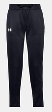   40 Under Armour Girls XS Black Fleece Gym Pants Pockets Drawstring Joggers   