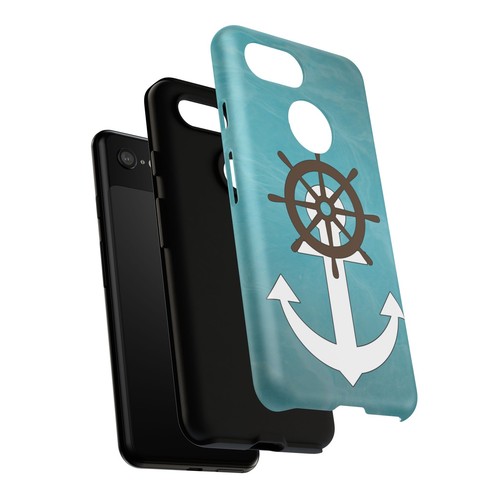 Boot Anker & Helm Rad, robuste Handyhülle für iPhone, Samsung, Pixel - Segeln - Bild 202 von 285