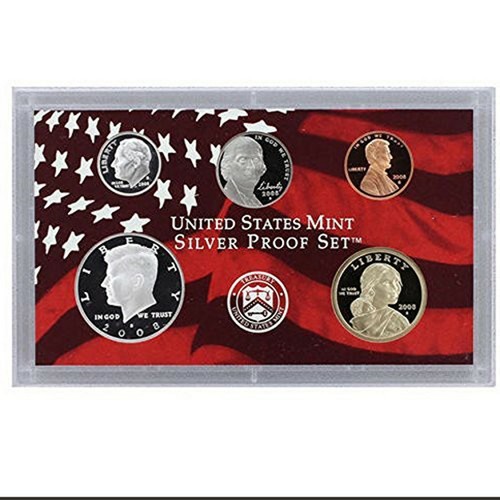 2008 S United States Mint ANNUAL 14 Coin SILVER Proof Set - Picture 2 of 5