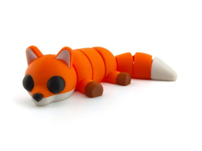 Tiny Foxes | High Quality 3D Printed Articulating Fox Models | Cute Handheld Toy