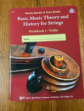 L65VN - Basic Music Theory and History for Strings, Workbook 1 Violin Barden