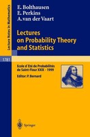 Lectures On Probability Theory And Statistics Aad Vaart