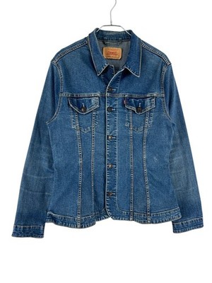 Vintage LEVI'S STRAUSS & CO 73580 87 Denim Trucker Jacke Mantel Damen Größe L