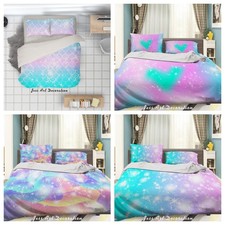 3D Rainbow Colorful Cartoon Pattern Quilt Cover Duvet Cover Comforter set