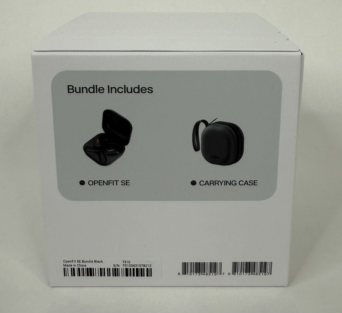 Shokz OpenFit SE, bundle Open-Ear True Wireless Earbuds [Brand New
