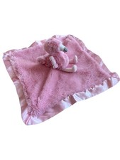 Cloud Island Target Lovey Security Blanket Pink Flamingo Baby Satin Trim 14x14  