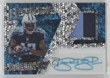 2017 Panini Spectra Aspiring Neon Blue Prizm 1/50 Taywan Taylor Patch Auto fm0