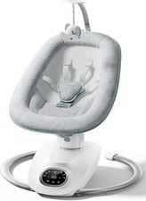Momcozy CocoSway Grey Electric Baby Swing Newborn