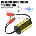 RCA Audio Filter Noise Reduction for Car & Home Stereo Systems Plug and Play