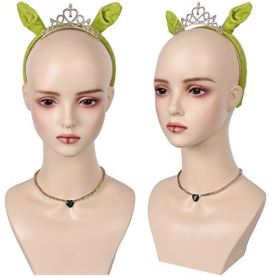 Shrek Princess Fiona Cosplay Hairband Hairband Crown Necklace CostumeAccessories