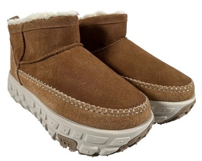 UGG VENTURE DAZE ULTRA MINI COZY PLATFORM Chestnut BOOTS MEN SIZE US 8 / WOMEN 9