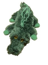 Aurora Crocodile Alligator Plush Stuffed Animal Toy Soft Green Yellow Eyes