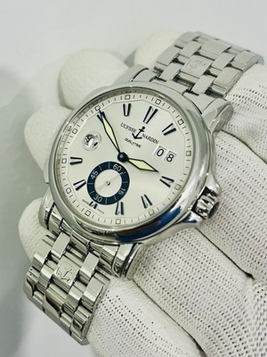 Ulysse Nardin 243-55 GMT Dual Time Small Second Stainless Steel Automatic Watch