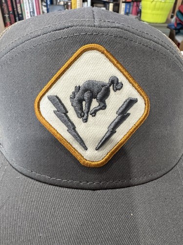 Ford Bronco Lightning Brown Mesh Trucker Snapback Hat NWT - Picture 2 of 6