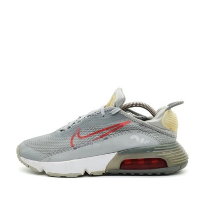 Nike Damen Air Max 2090 Sneaker Grau Rot Mesh Low-Top ämpfung EU 38.5