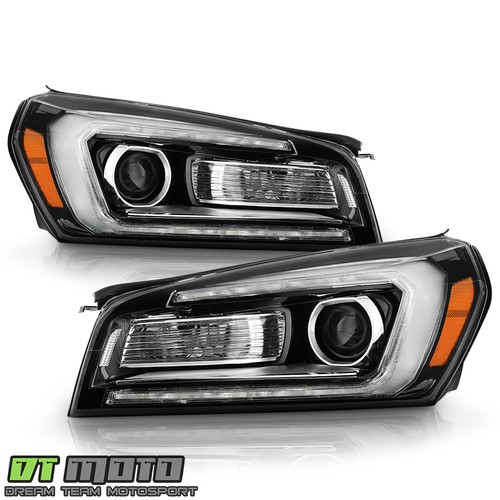 2013-2016 GMC Acadia Halogen w/LED DRL Projector Headlights  Headlamp Left+Right