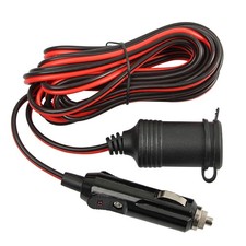 12V Car Cigarette Lighter Socket Extension Cord Cable 13 FT Heavey Duty Adapter