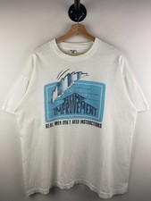 Vintage 90s Home Improvement Men Don  t Need Instructions TV Show Promo White Tee
