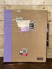 K  Company XXL Smash Book 11x13.5 Pocket Style Memory Purple Journal