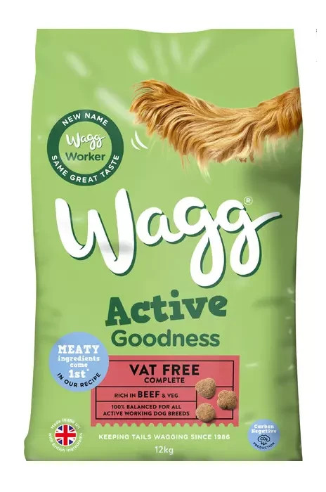 Wagg Active Goodness Complete Dry Adult Dog Food Beef & Veg 12kg - For All A - Image 7