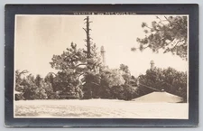 Vintage RPPC "WINTER ON MT WILSON" CA Snow Scene California Postcard