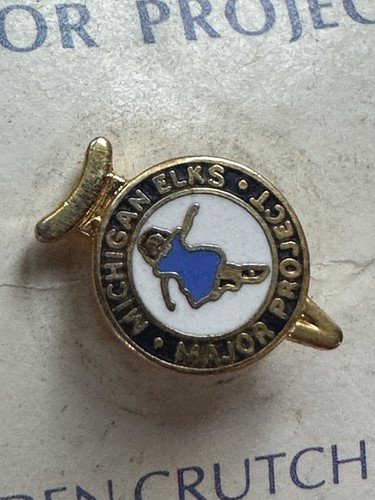 ESTATE LOT!! 10 VINTAGE LAPEL PINS HAT PINS 4-H - MICHIGAN ELKS - JANTZEN, Etc. - Picture 6 of 12