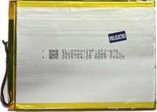 EL-2994124P-001-630 3.7V 3500mAh DD05 95x125mm Tablet Battery