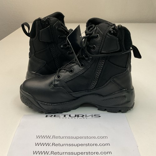 5.11 Stivali tattici da uomo ATAC 2.0 6" con zip laterale, 12394-Nero, US 5 - Foto 4 di 7