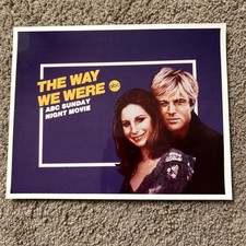 Robert Redford and Barbra Streisand on The Way We Were Set 1970s Vintage 8x10 Ph