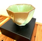 Vintage Frankoma Green Brown Small Planter Bowl FP 178