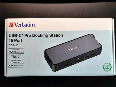 VERBATIM USB-C Pro Docking Station 15 Port CDS-15S